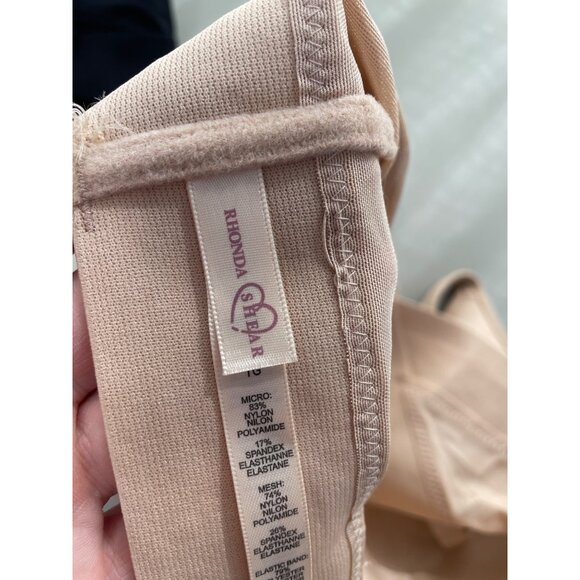 Rhonda Shear 2Pk Molded Cup Bra with Wrap Back Size 1X Black Beige Lounge 647.10 - Picture 5 of 10